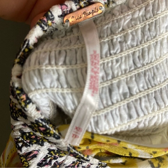 Free People jumpsuit XS Maria NWT REVOLVE soft yellow white breathable gauzy - Picture 8 of 10